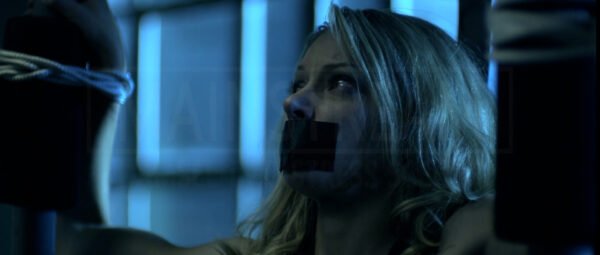 Liz Fenning kidnapped bound and tape gagged in The Ghostmaker - 04