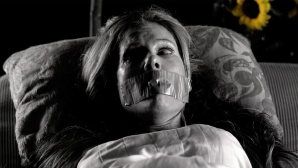 Chantal Quesnelle kidnapped bound and tape gagged in Curse of Chucky - thumbnail