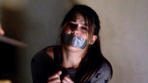 Lindsey Shaw kidnapped bound and tape gagged in Pretty Little Liars - thumbnail