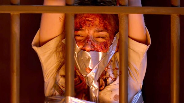 Camilla Arfwedson kidnapped bound and tape gagged in Wrong Turn 5: Bloodlines - thumbnail