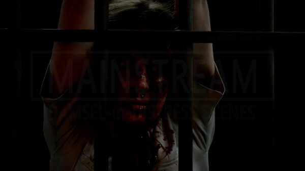 Camilla Arfwedson kidnapped bound and tape gagged in Wrong Turn 5: Bloodlines - 01