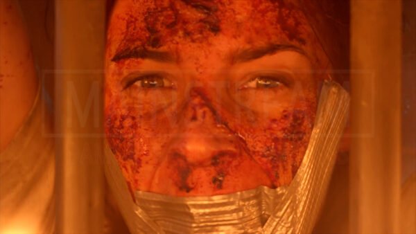 Camilla Arfwedson kidnapped bound and tape gagged in Wrong Turn 5: Bloodlines - 07