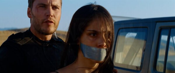 Sandra Echeverría kidnapped bound and tape gagged in Savages - 05