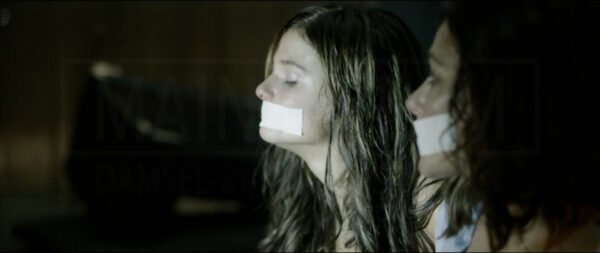 Anna Friel, Stefanie Scott kidnapped bound and tape gagged in I.T. - 04