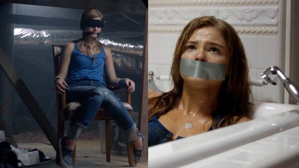 Stefanie Scott kidnapped bound and tape gagged in Caught - thumbnail