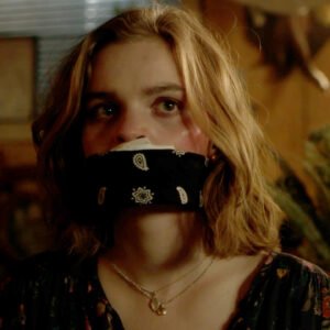 Kerris Dorsey kidnapped chair tied and gagged with mouth packing in Ray Donovan - thumbnail