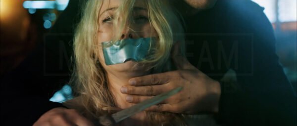 Rebekkah Farrell is kidnapped chair tied and tape gagged in short film paranoid - 03