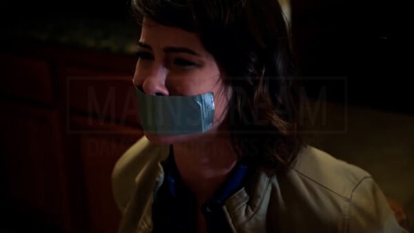 Linsey Godfrey is kidnapped chair tied and tape gagged in Baby Obsession - 04