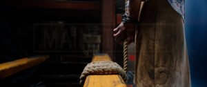 Aubrey Plaza kidnapped bound with noose, hanged and tape gagged in Child's Play - 04