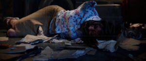 Aubrey Plaza kidnapped bound with noose, hanged and tape gagged in Child's Play - 11