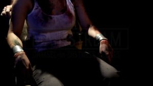 Danielle Helkowski is kidnapped chair tied and tape gagged in short film Burn Notice - 05