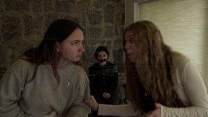 Carmel Coblence is kidnapped chair tied and tape gagged in short film Kidnapping Made Easy - 05