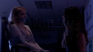 Elisabeth Harnois kidnapped chair tied and tape gagged in The Work Wife - 03