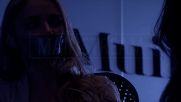 Elisabeth Harnois kidnapped chair tied and tape gagged in The Work Wife - 04
