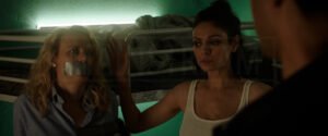 Kate McKinnon kidnapped bound and tape gagged in The Spy Who Dumped Me - 04