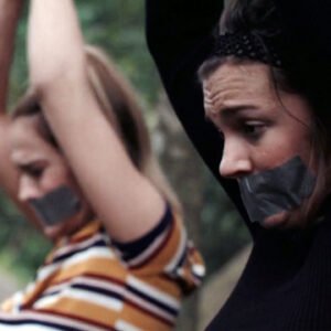 Jo Liakos and Nicoletta Hanssen kidnapped bound and tape gagged in Devil's Tree: Rooted Evil - thumbnail