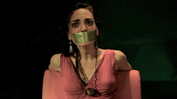 Nahia Laiz is kidnpped chair tied and tape gagged in Short Film Toma Unica - thumbnail