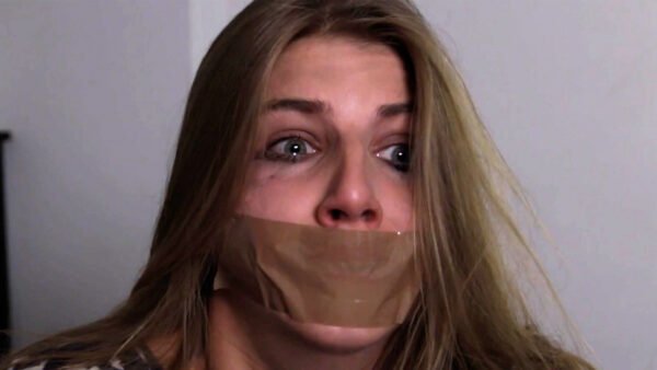 Franziska Lather kidnapped bound and tape gagged in Short Film Withdrawal - thumbnail