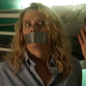 Kate McKinnon kidnapped bound and tape gagged in The Spy Who Dumped Me - thumbnail