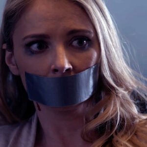 Elisabeth Harnois kidnapped chair tied and tape gagged in The Work Wife - thumbnail