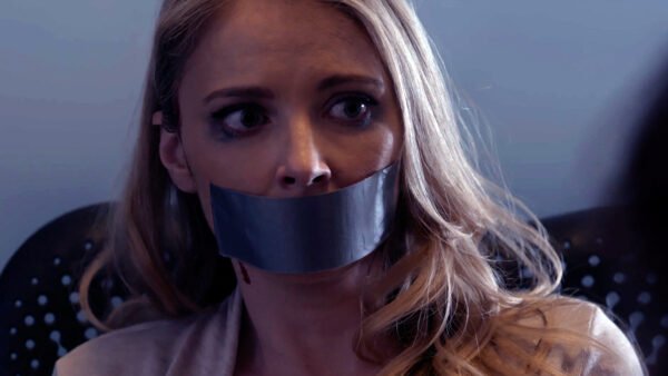 Elisabeth Harnois kidnapped chair tied and tape gagged in The Work Wife - thumbnail