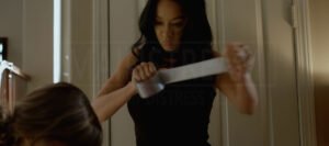 Elise Neal kidnapped chair tied and tape gagged in We Belong Together - 01