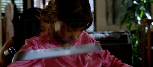 Elise Neal kidnapped chair tied and tape gagged in We Belong Together - 02