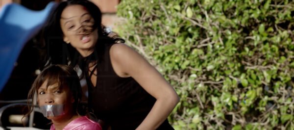 Elise Neal kidnapped chair tied and tape gagged in We Belong Together - 06